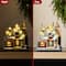 Glitzhome® 10.25" Lighted Christmas Donuts & Coffee Shop Resin Village with Movement and Music